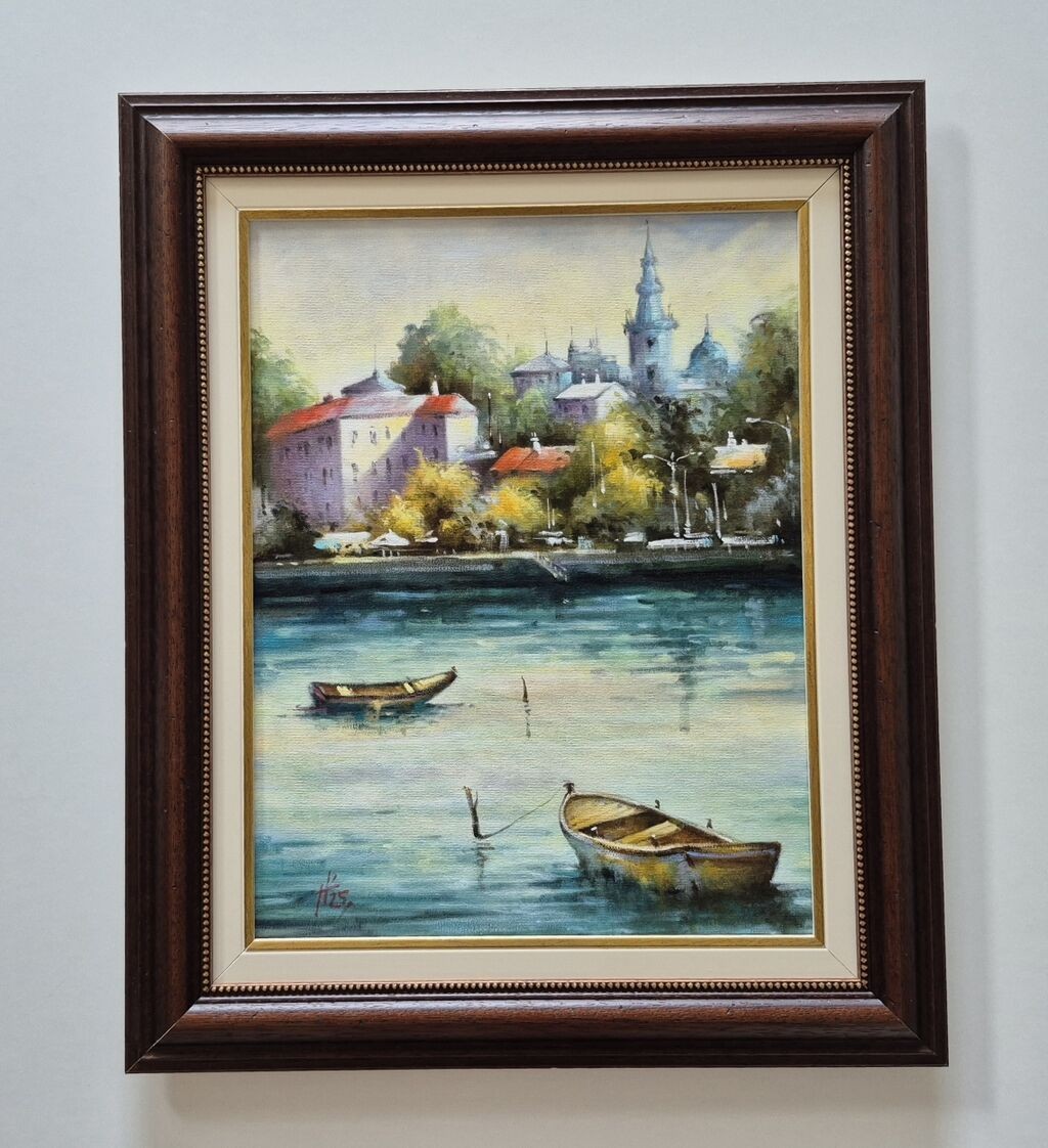 Oil on canvas - Belgrade, beautiful painting