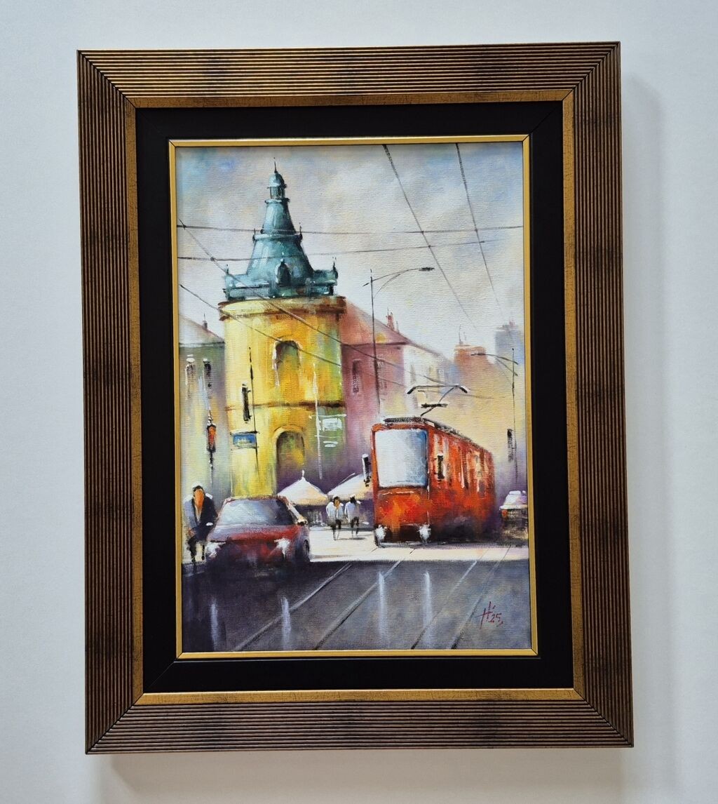 Oil on canvas - Great Belgrade, beautiful painting