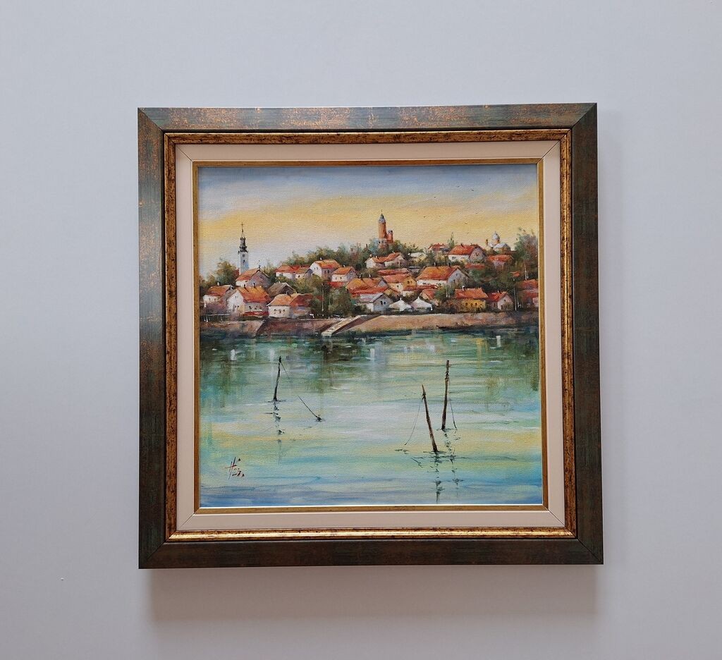 Oil on canvas - Zemun as before