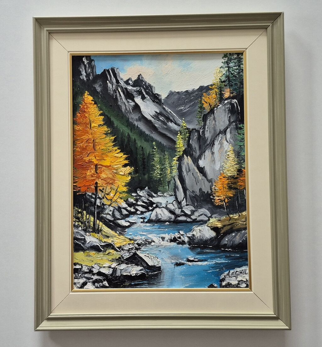 Oil on canvas - Autumn spell, picture eight