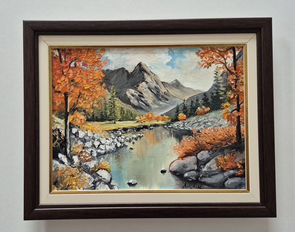 Oil on canvas - Autumn spell, picture five