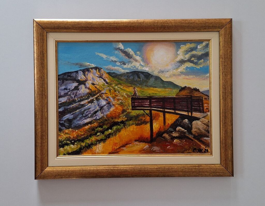 Oil on canvas - Viewpoint, beautiful picture!