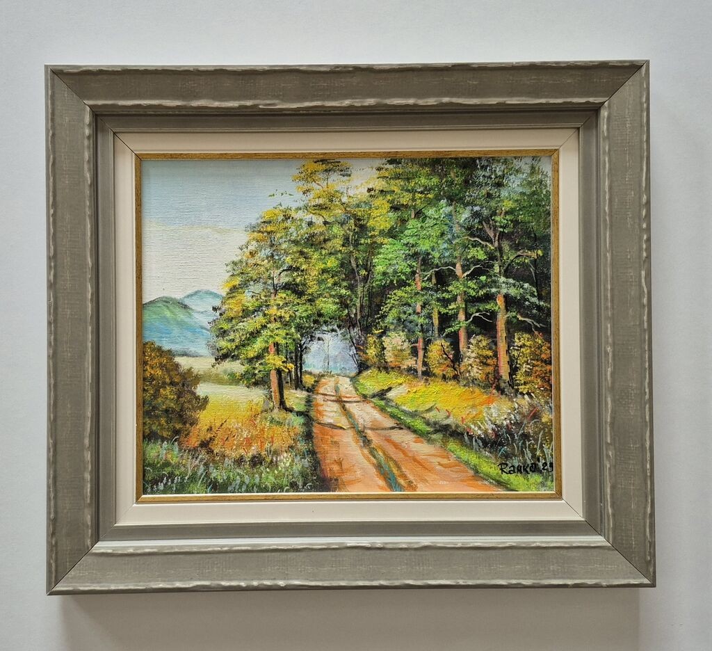 Oil on canvas - Spring landscape 2, beautiful