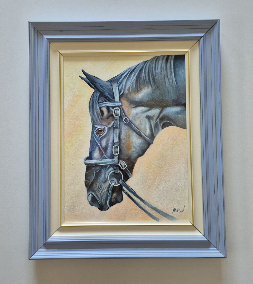 Oil on canvas - Horse Carly, beautiful picture