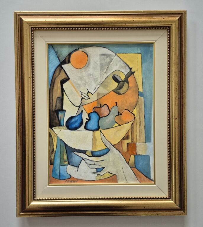 Oil on canvas - Thoughtfulness, a beautiful painting