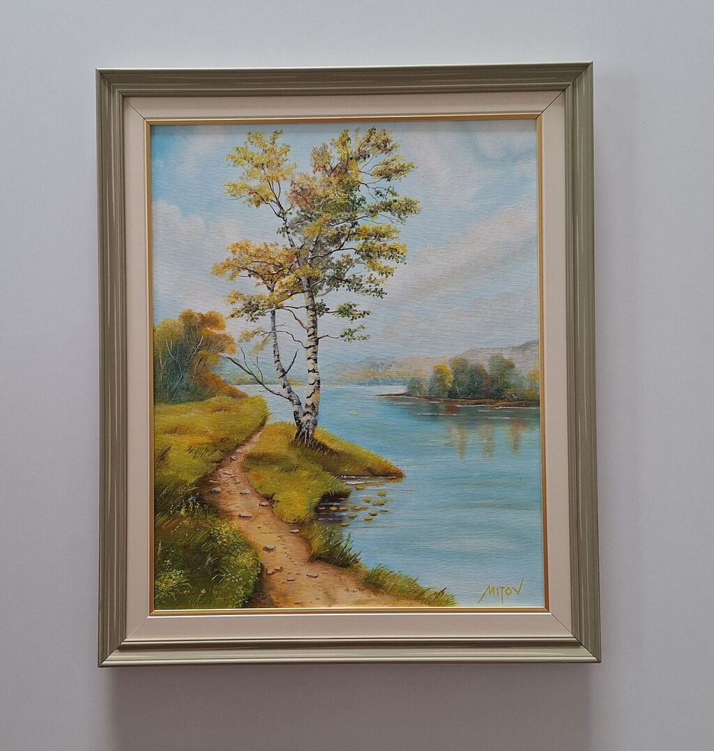 Oil on canvas - Landscape, painting number ten