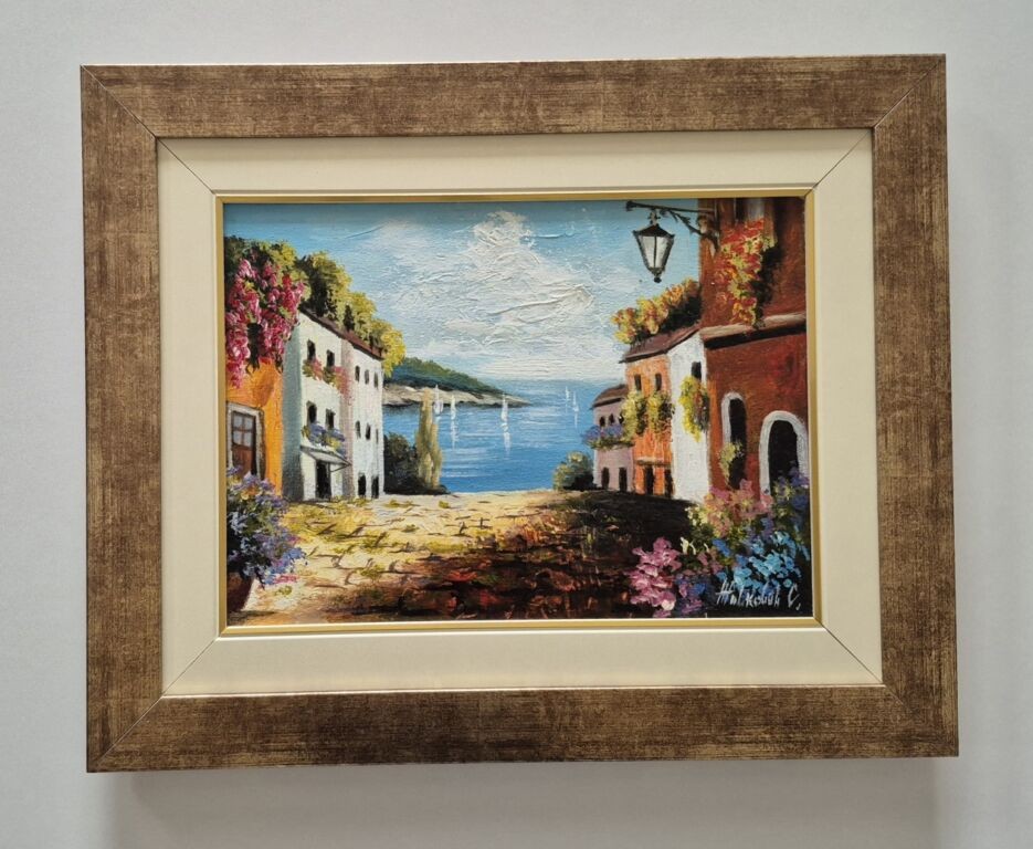 Oil on canvas - Primorje, beautiful painting