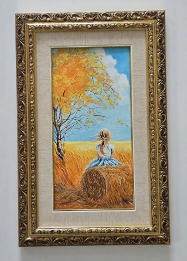 Oil on canvas - Arrival of Autumn, a beautiful painting by Dusko Dule
