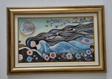 Oil on canvas - Moons Lullaby by Dusko Dule