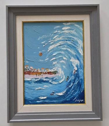 Oil on canvas - Dance of the Sea, a beautiful painting by Dusko Dule