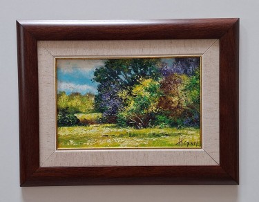 Oil on canvas - Landscape number three by Dusko Dule