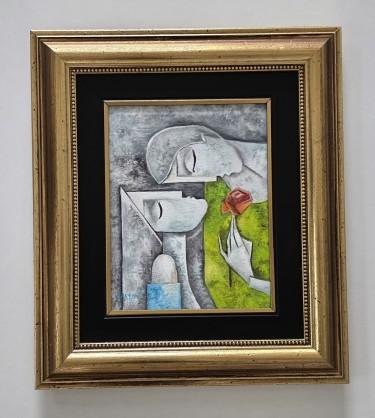 Oil on canvas - The Silence Between Us by Dusko Dule