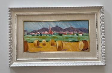 Oil on canvas - The Scent of Harvest, a beautiful painting by Dusko Dule