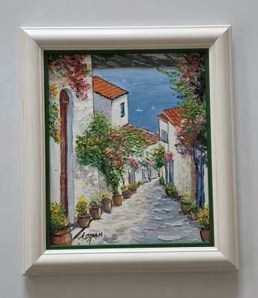 Oil on canvas - Mediterranean, painting 20 by Dusko Dule