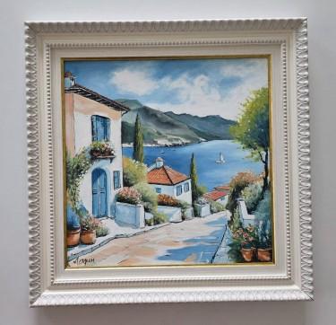Oil on canvas - Mediterranean dream by Dusko Dule