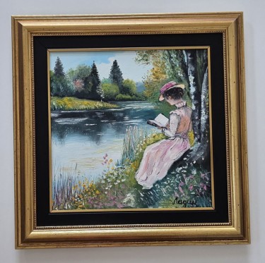 Oil on canvas - A Moment of Peace, beautiful painting by Dusko Dule