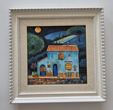 Night in Tuscany - acrylic on canvas by Dusko Dule