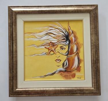 The girl must - acrylic on canvas by Dusko Dule