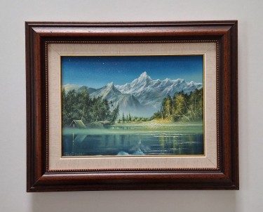 Oil on canvas - Divine landscape 4, beautiful