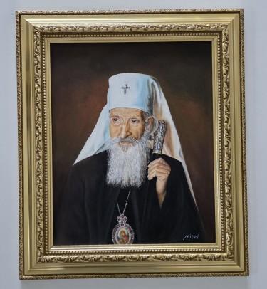 Ulje na platnu - Patrijarh Pavle, prelepa slika by Dusko Dule