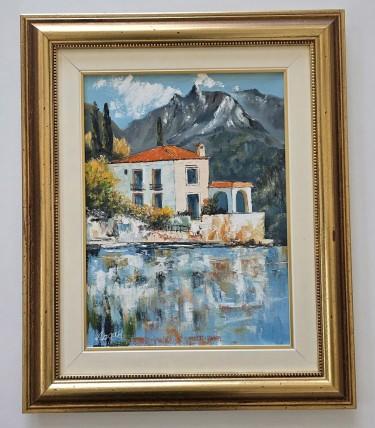Oil on canvas - Adriatic peace, beautiful by Dusko Dule
