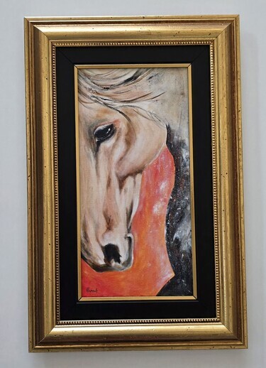 A Beautys Gaze - acrylic on canvas - Beautiful by Dusko Dule
