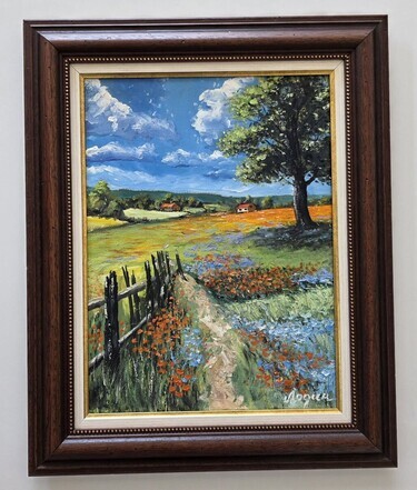 Oil on canvas - Summer harmony, beautiful by Dusko Dule