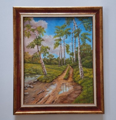 Oil on canvas - Landscape 10, beautiful painting