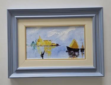 Oil on canvas - View of Venice, beautiful by Dusko Dule