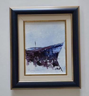 Oil on canvas - The Silence of the Boat by Dusko Dule