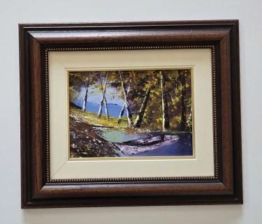 Oil on canvas - Silence on the Shore by Dusko Dule