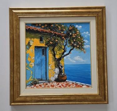 Oil on canvas - Mediterano 3, a beautiful painting by Dusko Dule