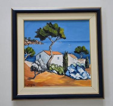 Oil on canvas - The Silence of the Adriatic by Dusko Dule