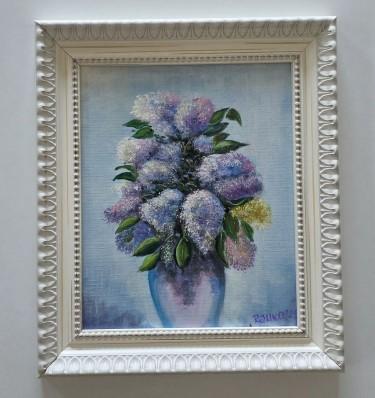 Oil on canvas - Lilacs by Dusko Dule