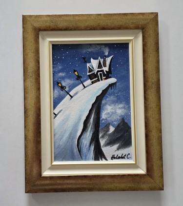 Oil on canvas - Mountain fairy tale, a beautiful painting by Dusko Dule