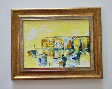 Oil on canvas - Sunny side, beautiful painting by Dusko Dule
