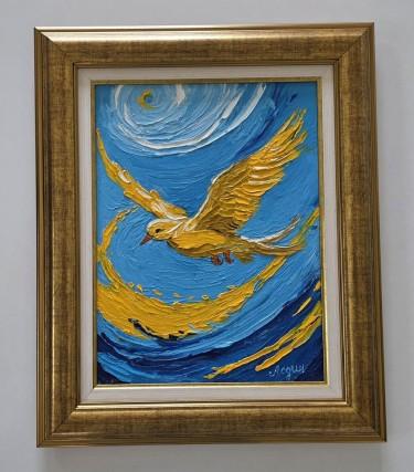 Oil on canvas - Golden Freedom, beautiful by Dusko Dule