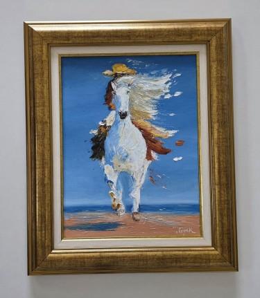 Oil on canvas - The King of the Coast, a beautiful painting by Dusko Dule