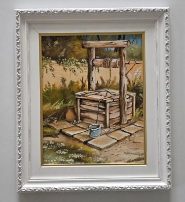 Oil on canvas - The Forgotten Well, a beautiful painting by Dusko Dule