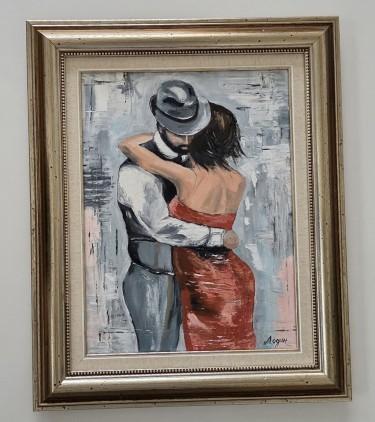 Oil on canvas - In your embrace, so beautiful by Dusko Dule