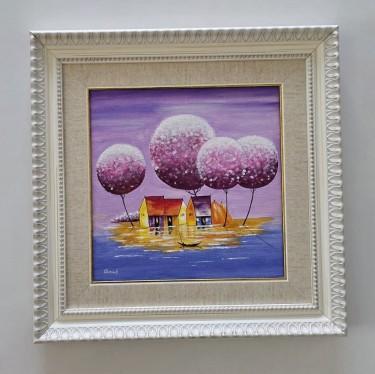 Purple Paradise - acrylic on canvas - Beautiful by Dusko Dule