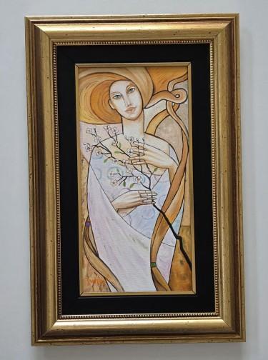 Oil on canvas - Spring Lady by Dusko Dule