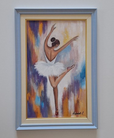 Oil on canvas - Ballerina 3, beautiful painting!