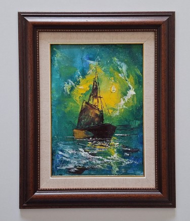 Oil on canvas - Sailing by sea, picture 8