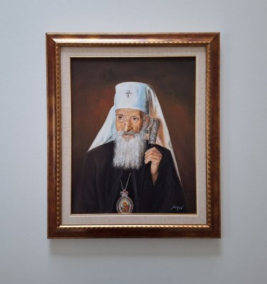 Oil on canvas - Patriarch Pavle