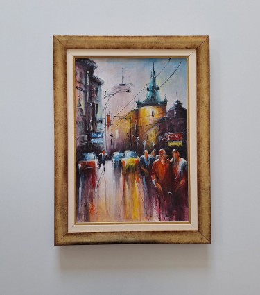 Oil on canvas - Belgrade streets