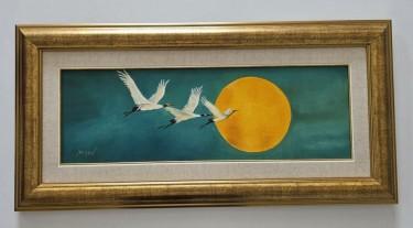Oil on canvas - Flight to the sun, a beautiful painting by Dusko Dule
