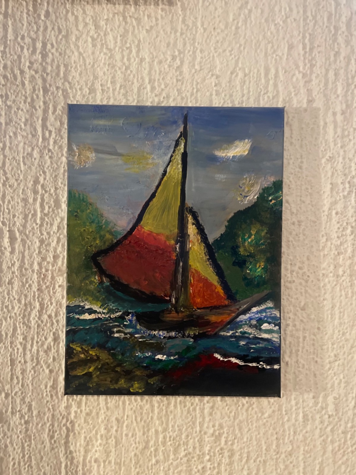 Sailboat in the bay