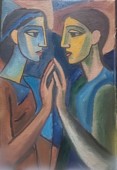 A meeting of eyes by Biljana Pejcic