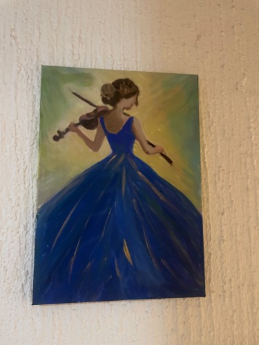 Violla in royal blue by Biljana Pejcic